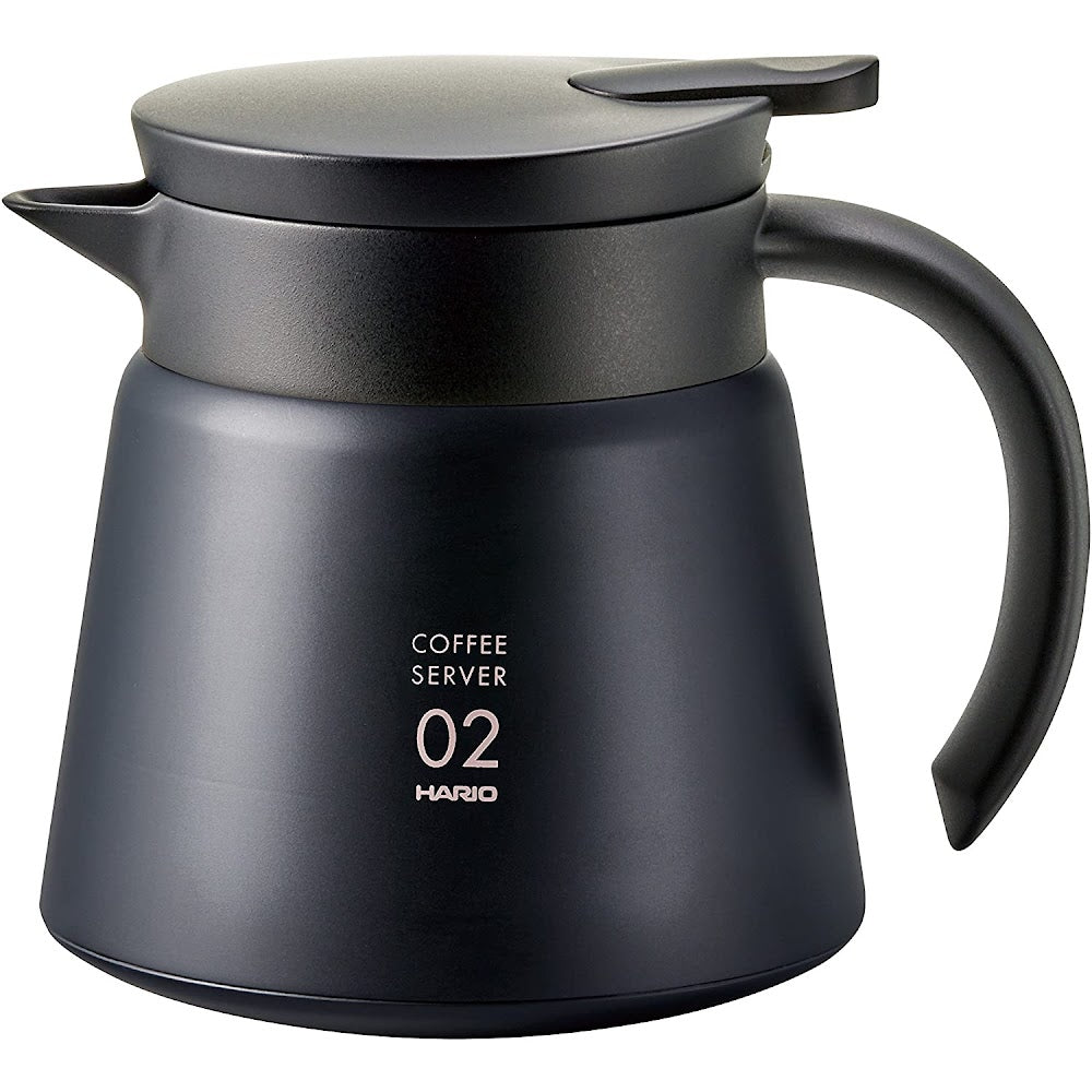 HARIO V60 02 不銹鋼雙層真空保溫咖啡壺 Heat Insulated Stainless Steel Server 550ml VHS-60